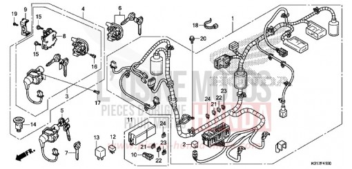 WIRE HARNESS SH150DD de 2013